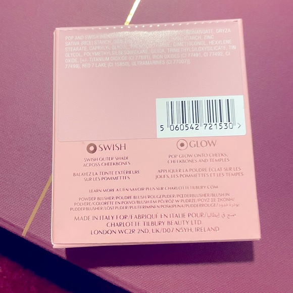 ✨Charlotte Tilbury CHEEK TO CHIC PILLOW TALK SWISH & GLOW BLUSHER - Picture 8 of 9